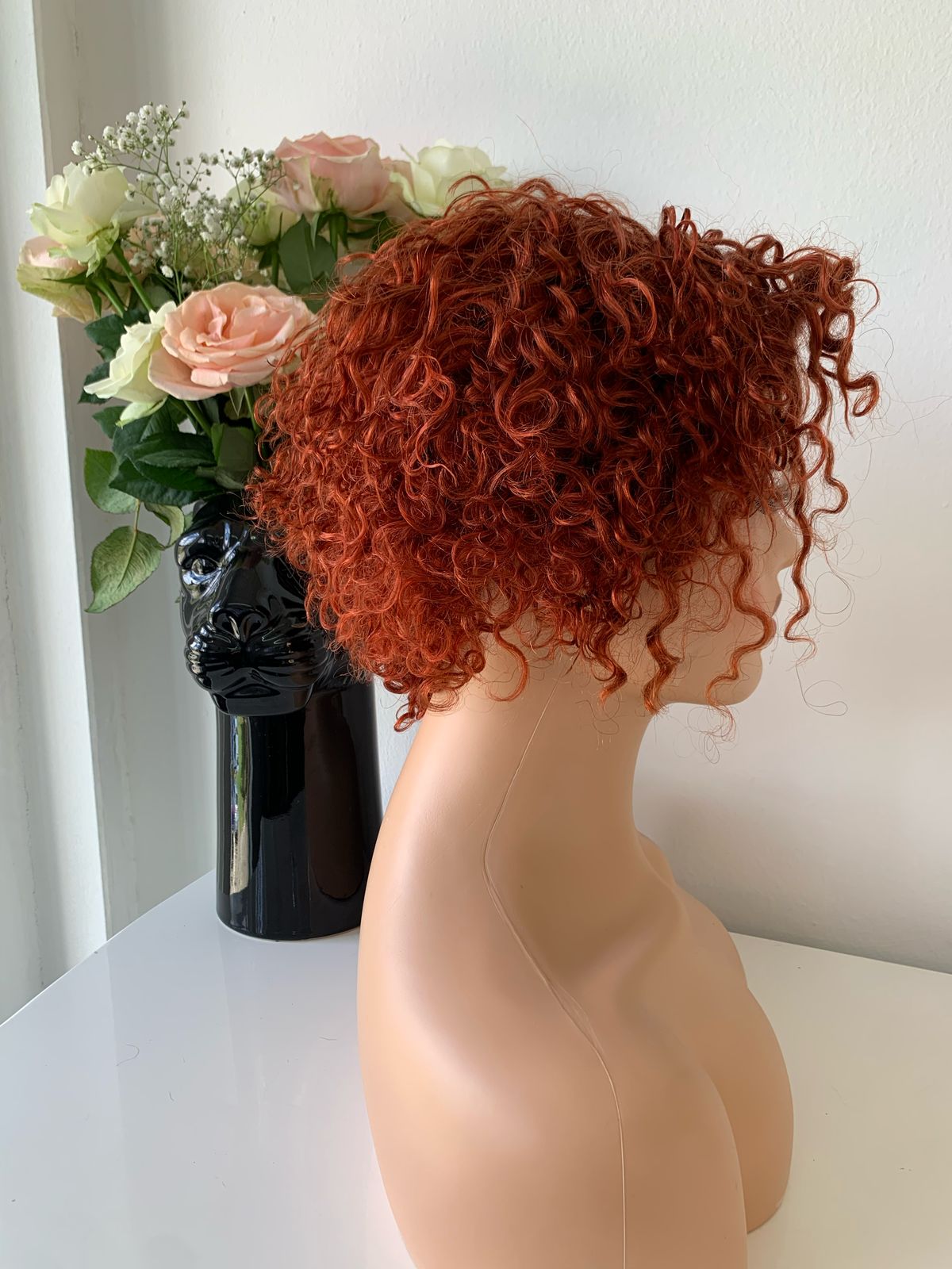 8" Ginger Pixie Curls