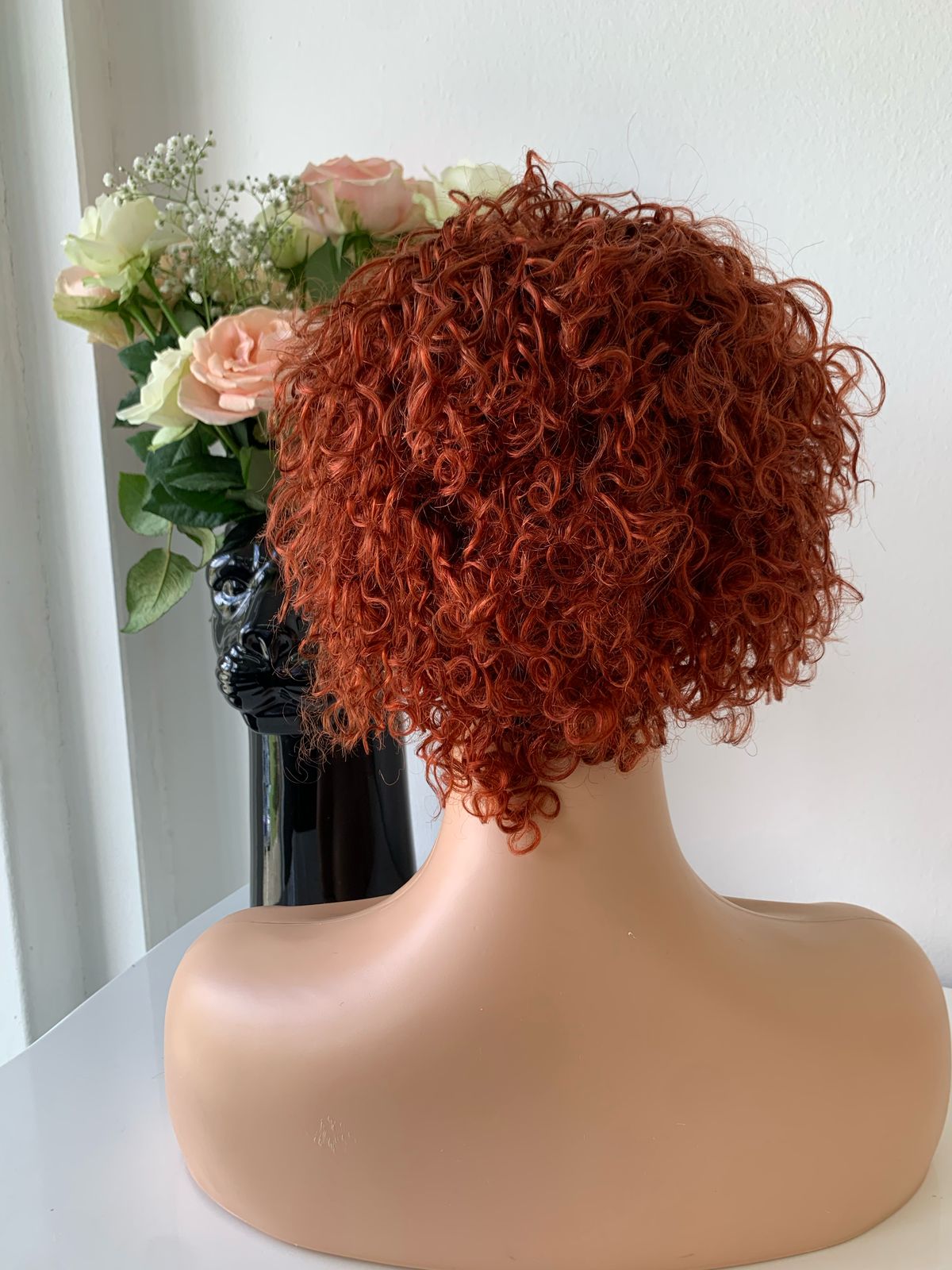 8" Ginger Pixie Curls