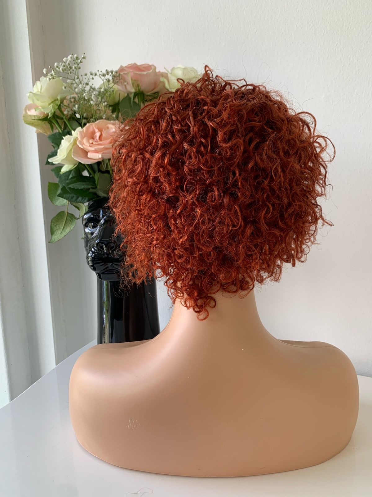 8" Ginger Pixie Curls