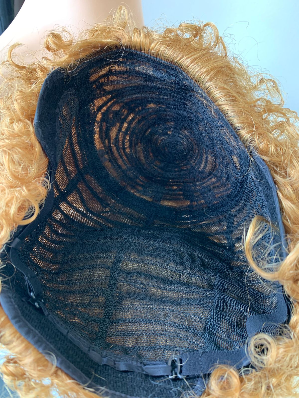 8 Inch Blonde Pixie Curls