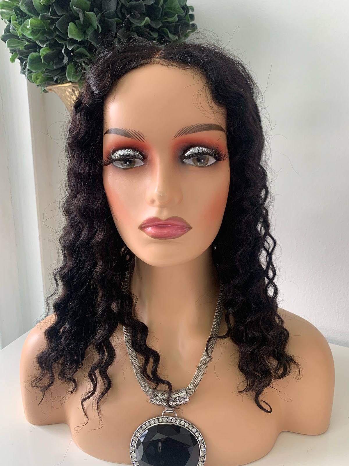 10" Gluesless Deep Wave Curly Wig