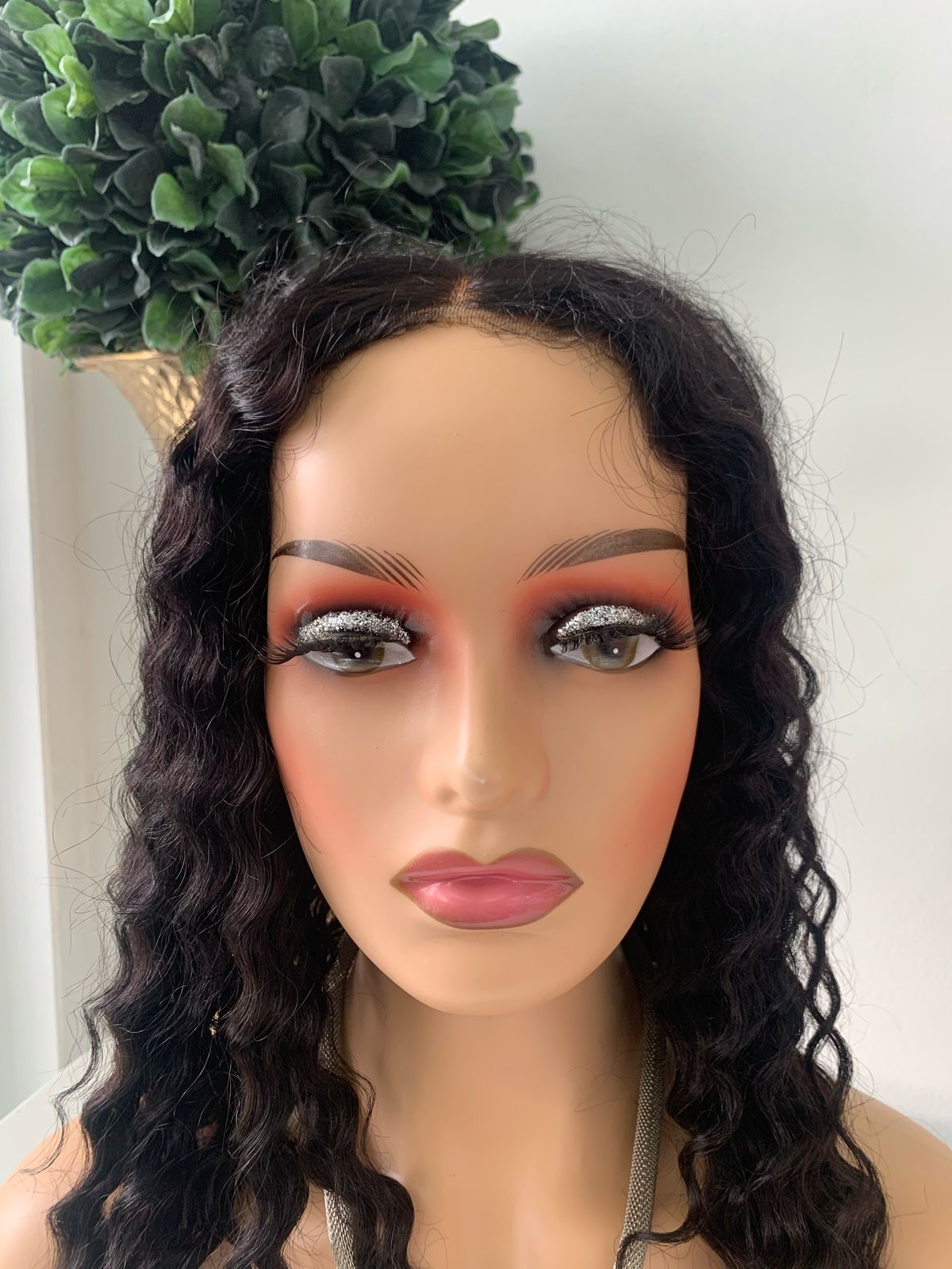 10" Gluesless Deep Wave Curly Wig