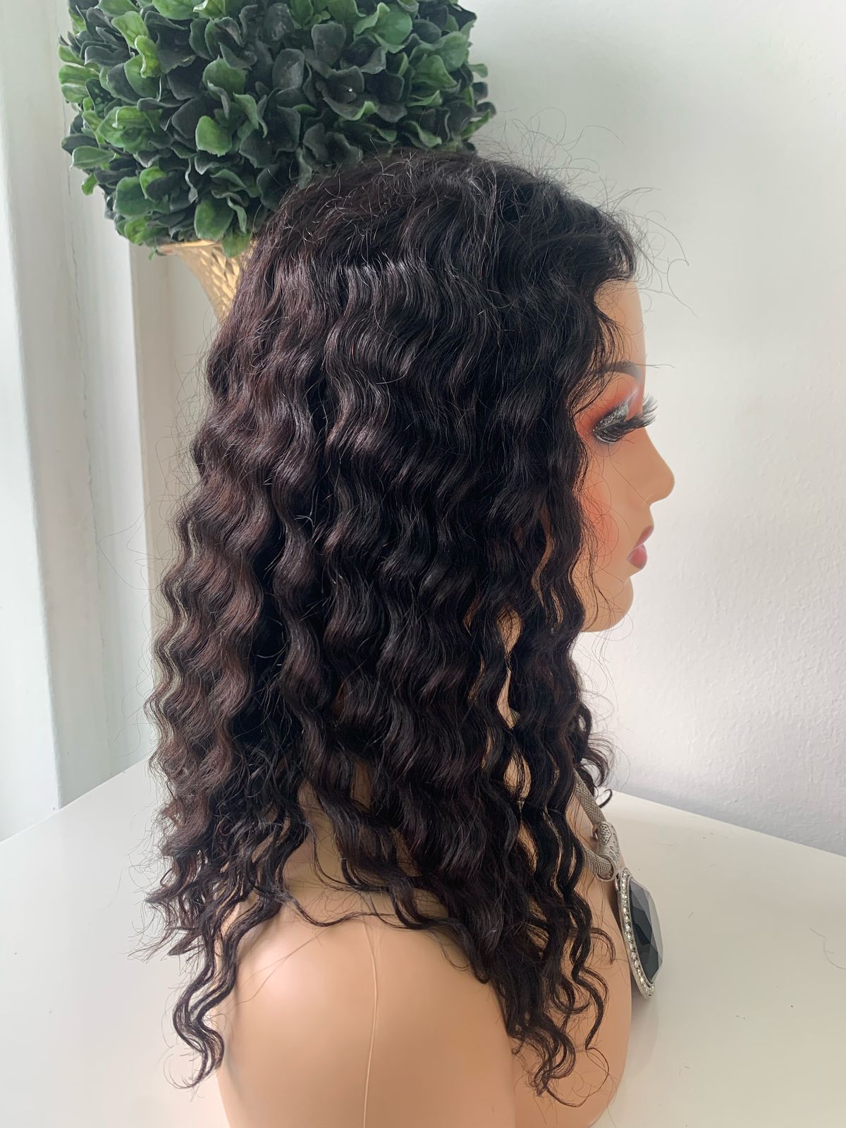 10" Gluesless Deep Wave Curly Wig