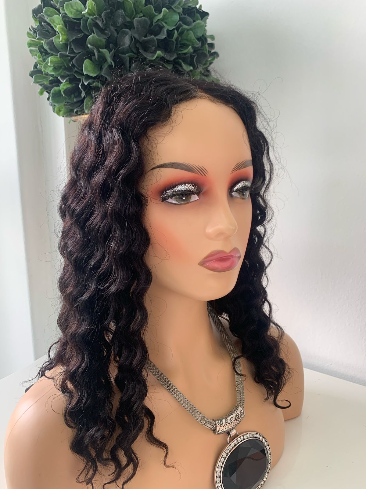 10" Gluesless Deep Wave Curly Wig