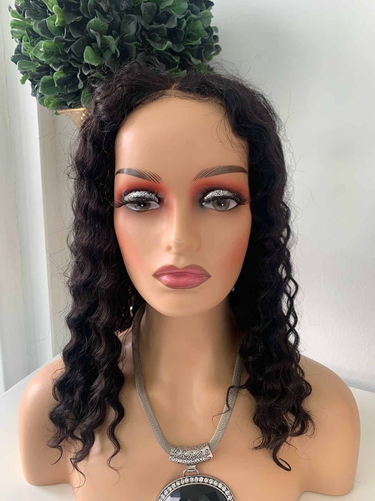 10" Gluesless Deep Wave Curly Wig