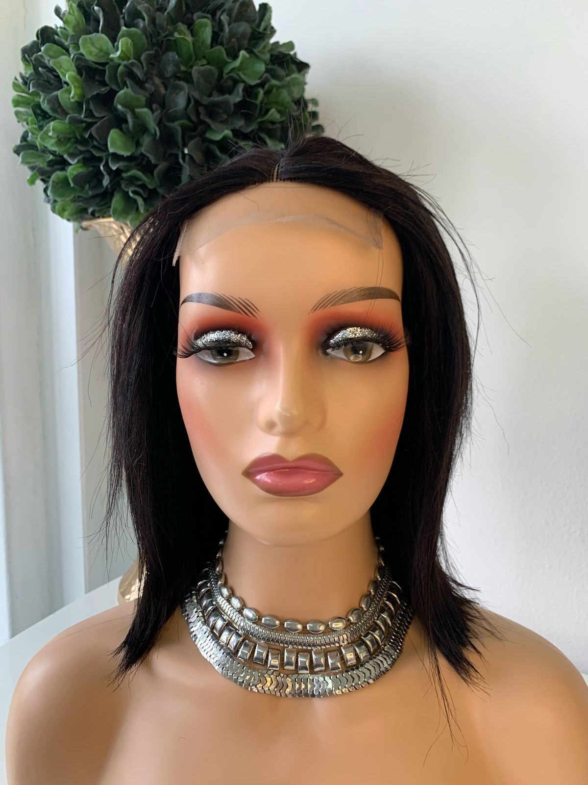 10" Glueless Straight Wig