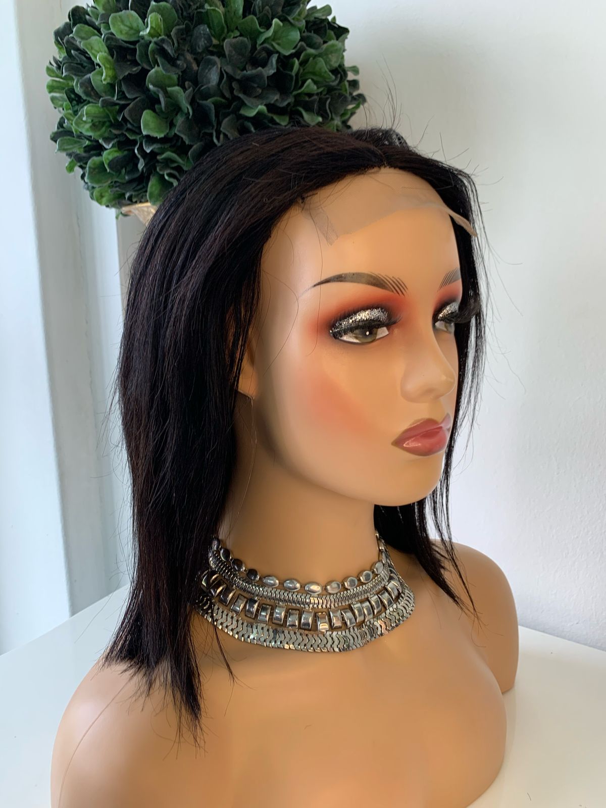 10" Glueless Straight Wig