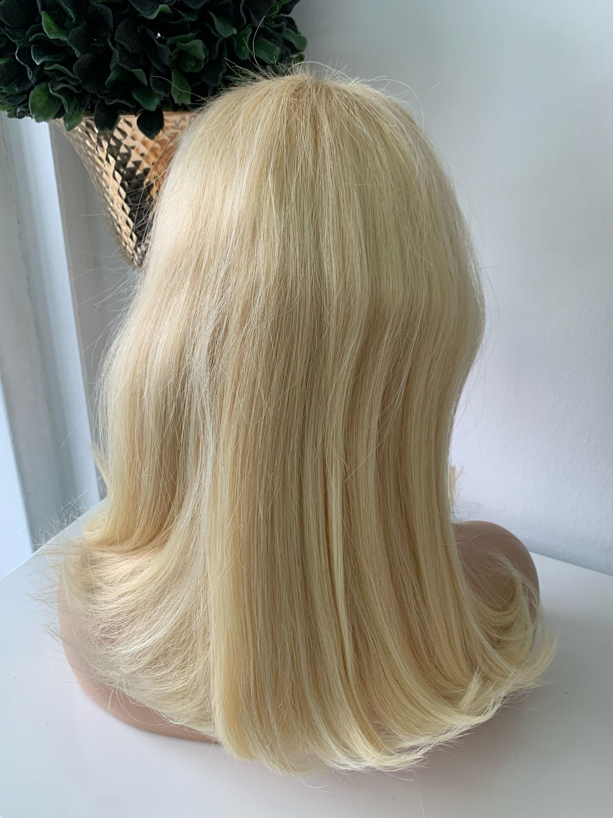 10" Platinum Blonde Wig