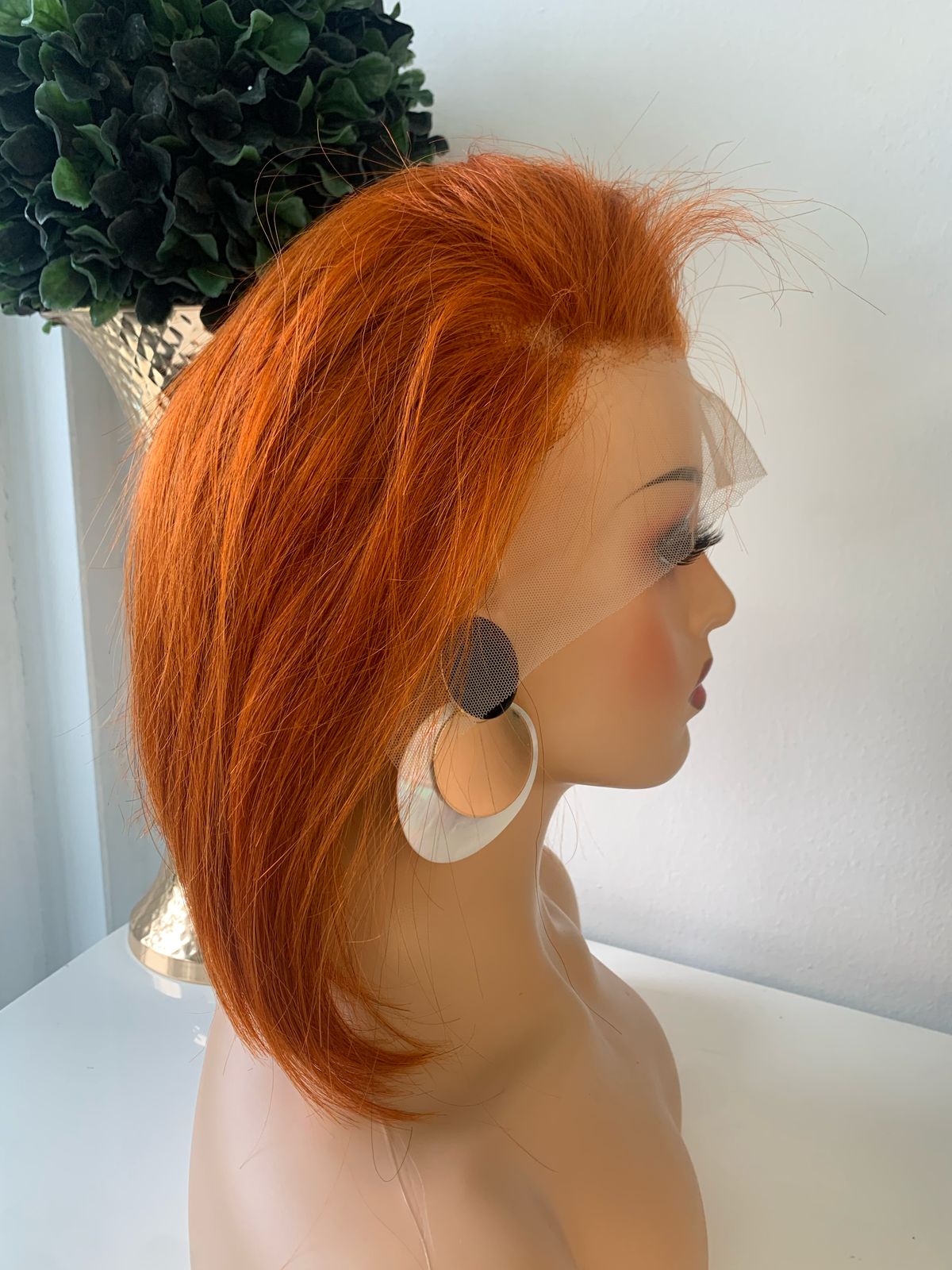 10" Orange Wig