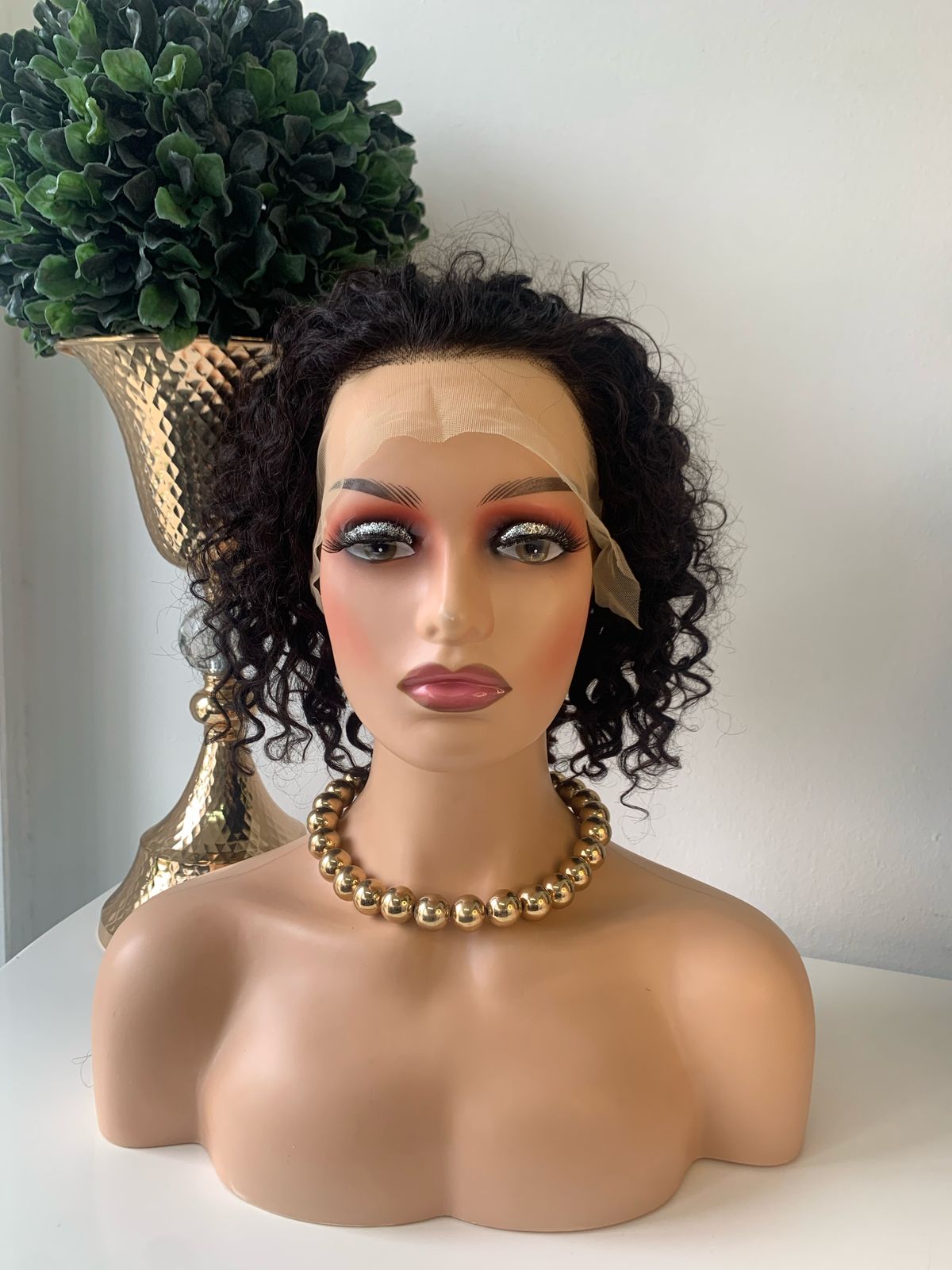 10" BlackWater Wave Curl wig