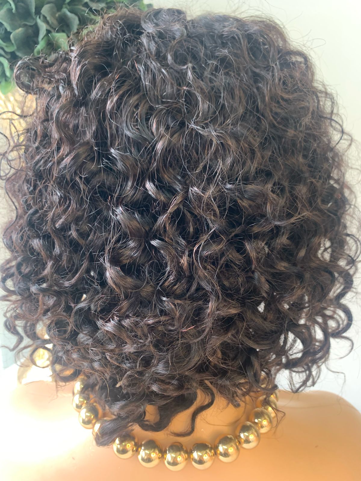 10" BlackWater Wave Curl wig
