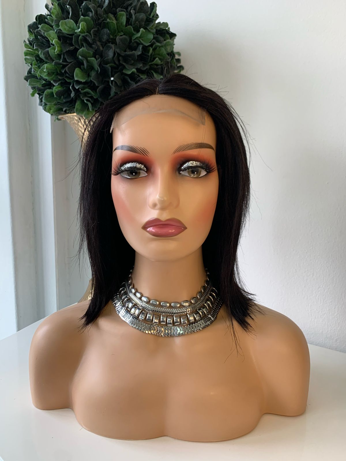 10" Glueless Straight Wig