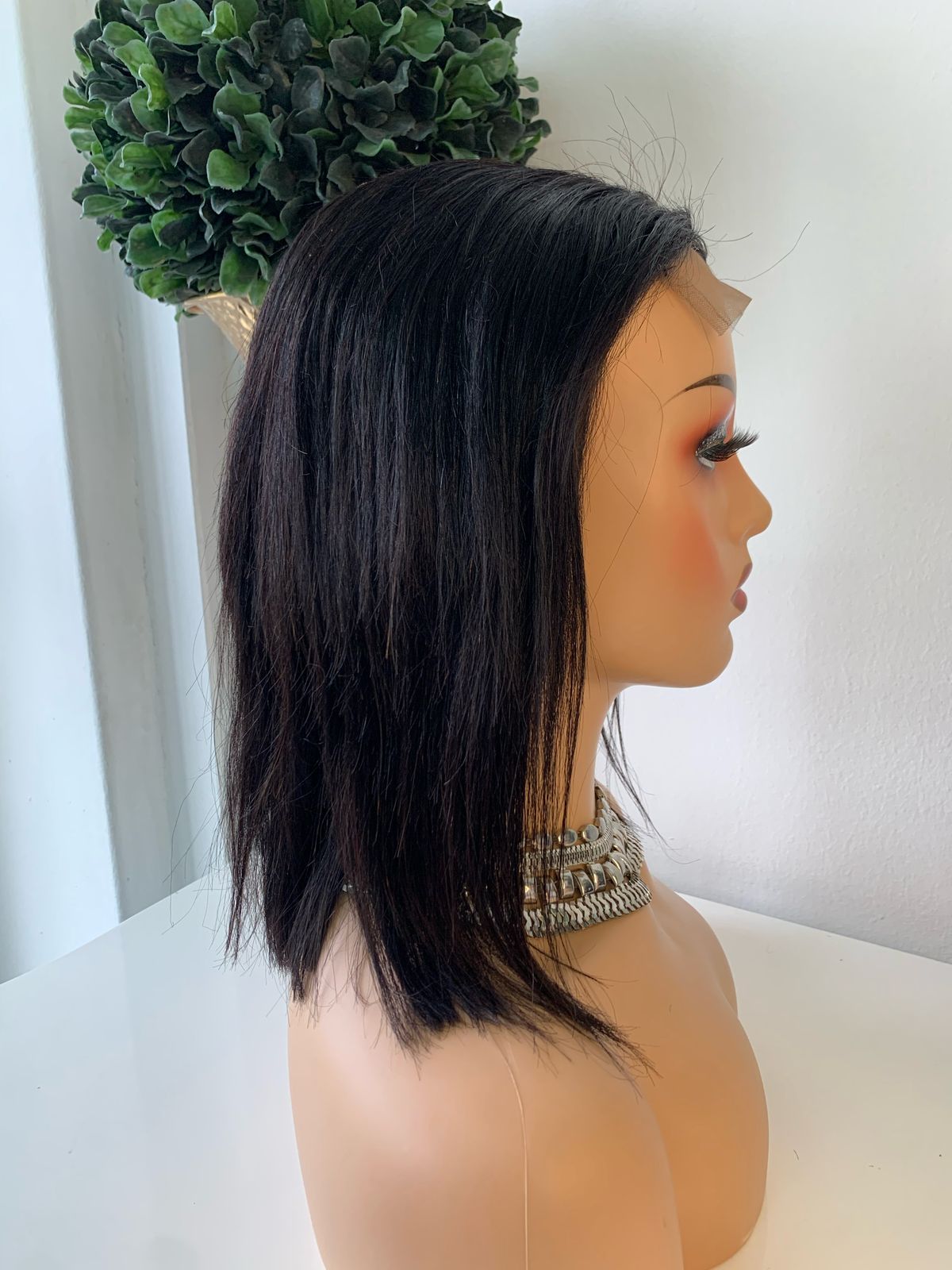 10" Glueless Straight Wig