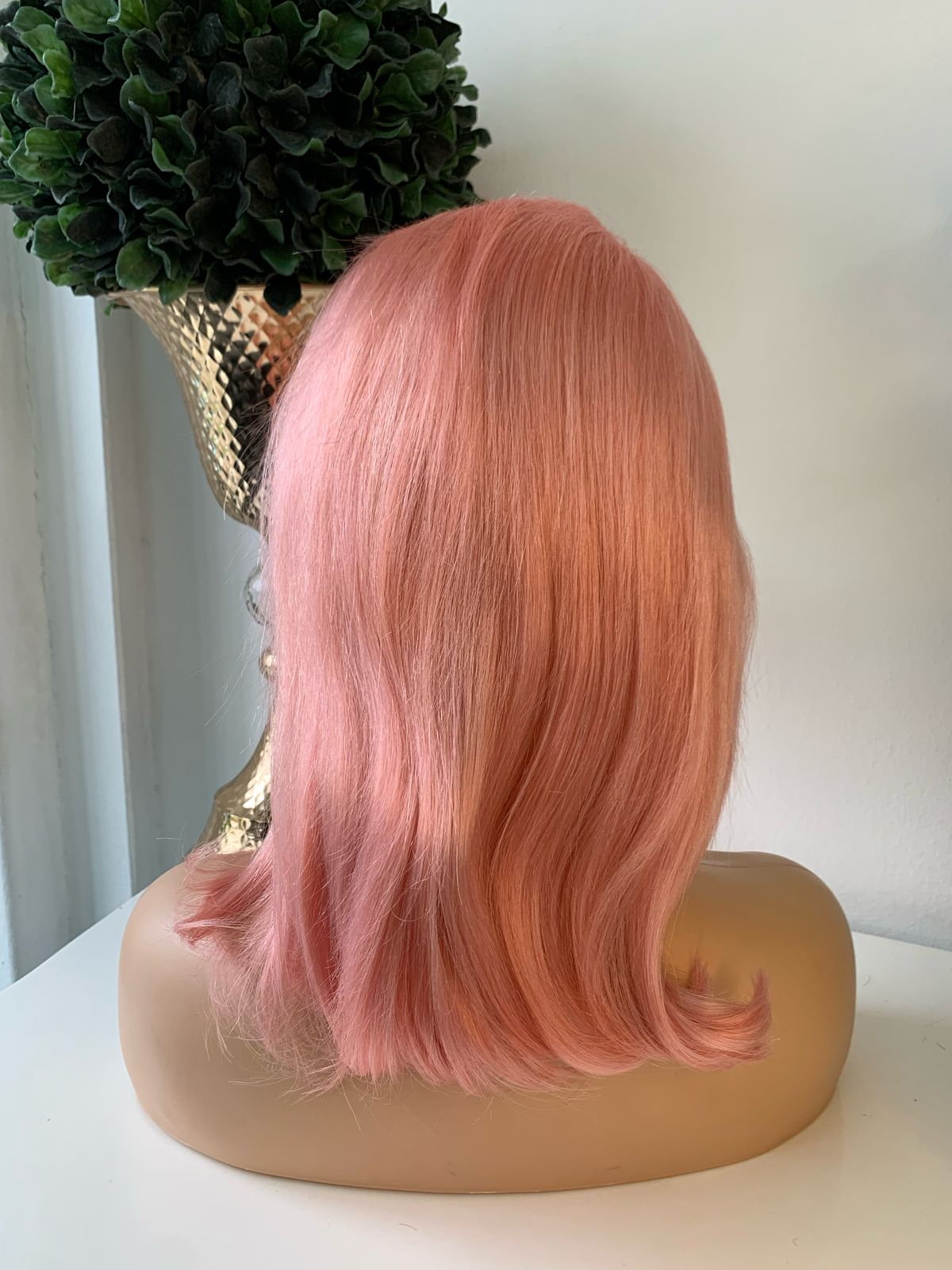 10" Pink Full Frontal Wig
