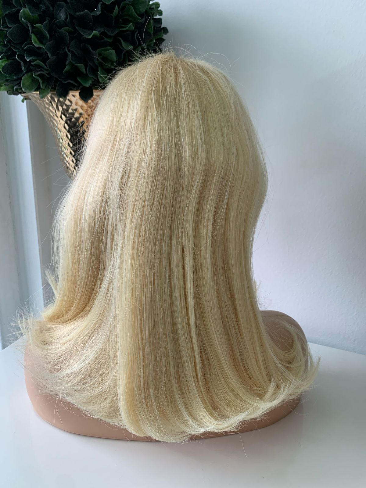 10" Platinum Blonde Wig
