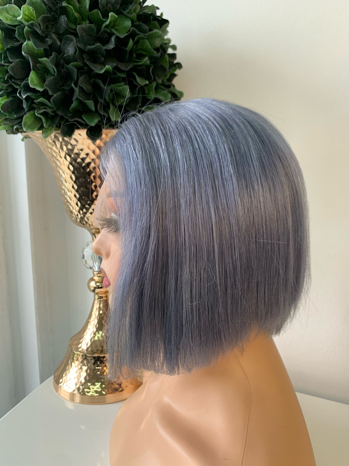 10" Silver Wig