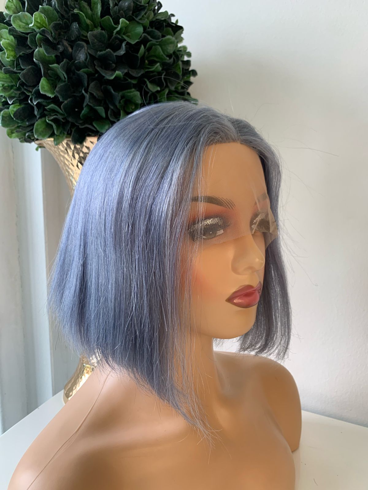 10" Silver Wig