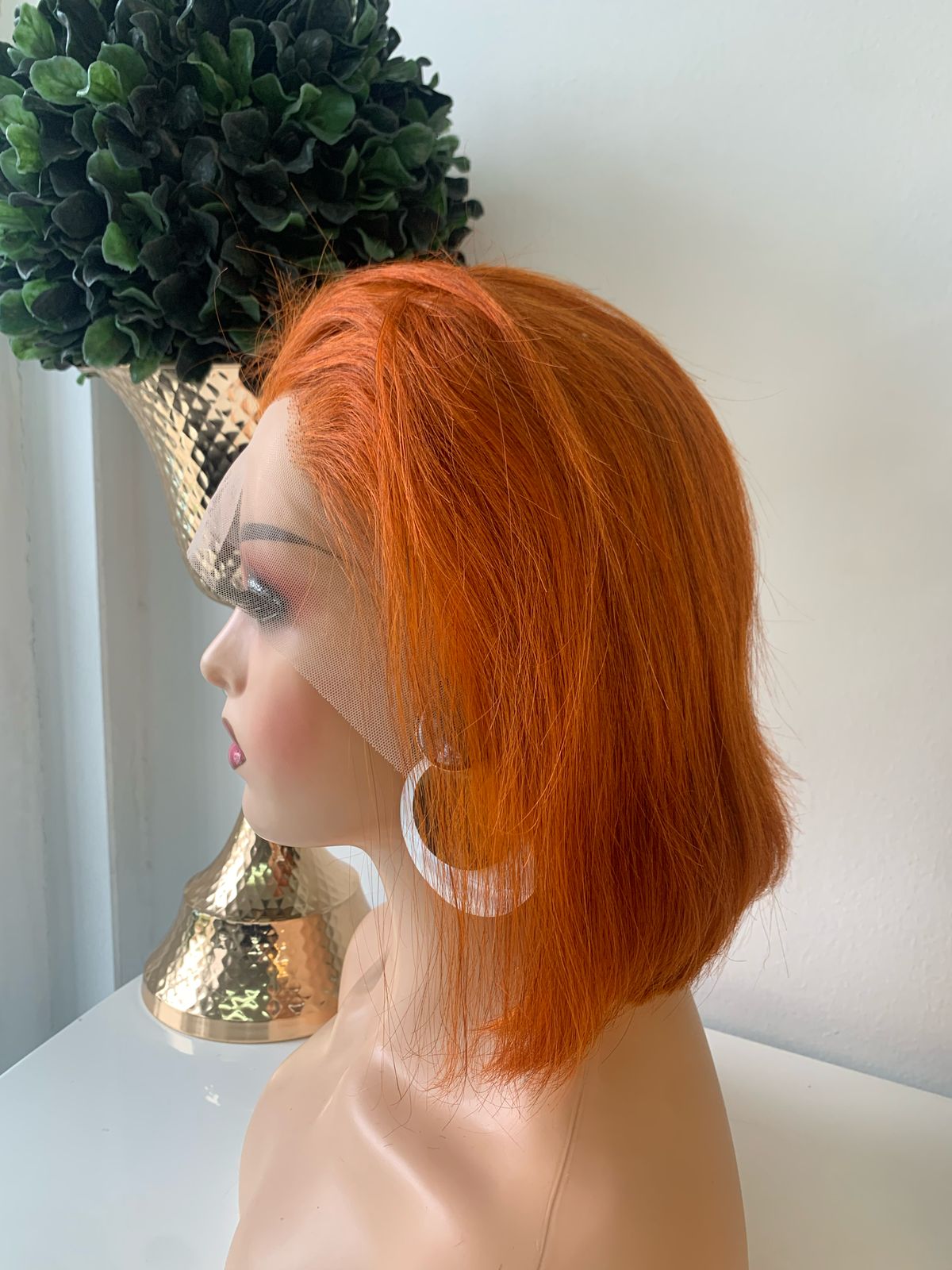 10" Orange Wig